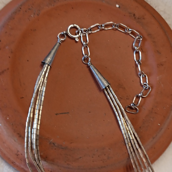 CAROLYN POLLACK QT STERLING NECKLACE/EARRINGS - Picture 4 of 9